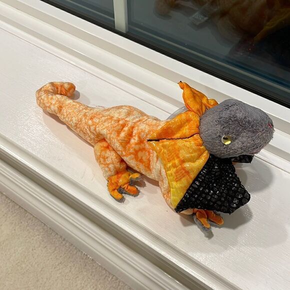 Slayer the bearded dragon Ty beanie baby 2000 mint condition with all tags - Picture 4 of 4